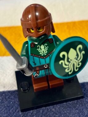 LEGO "Kraken Warrior" idea234 with stand and great accessories!